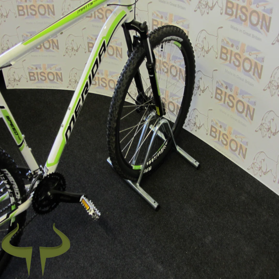 1 Bike Floor or Wall Mounted Toast Rack Up To 55mm Tyres - Image 3