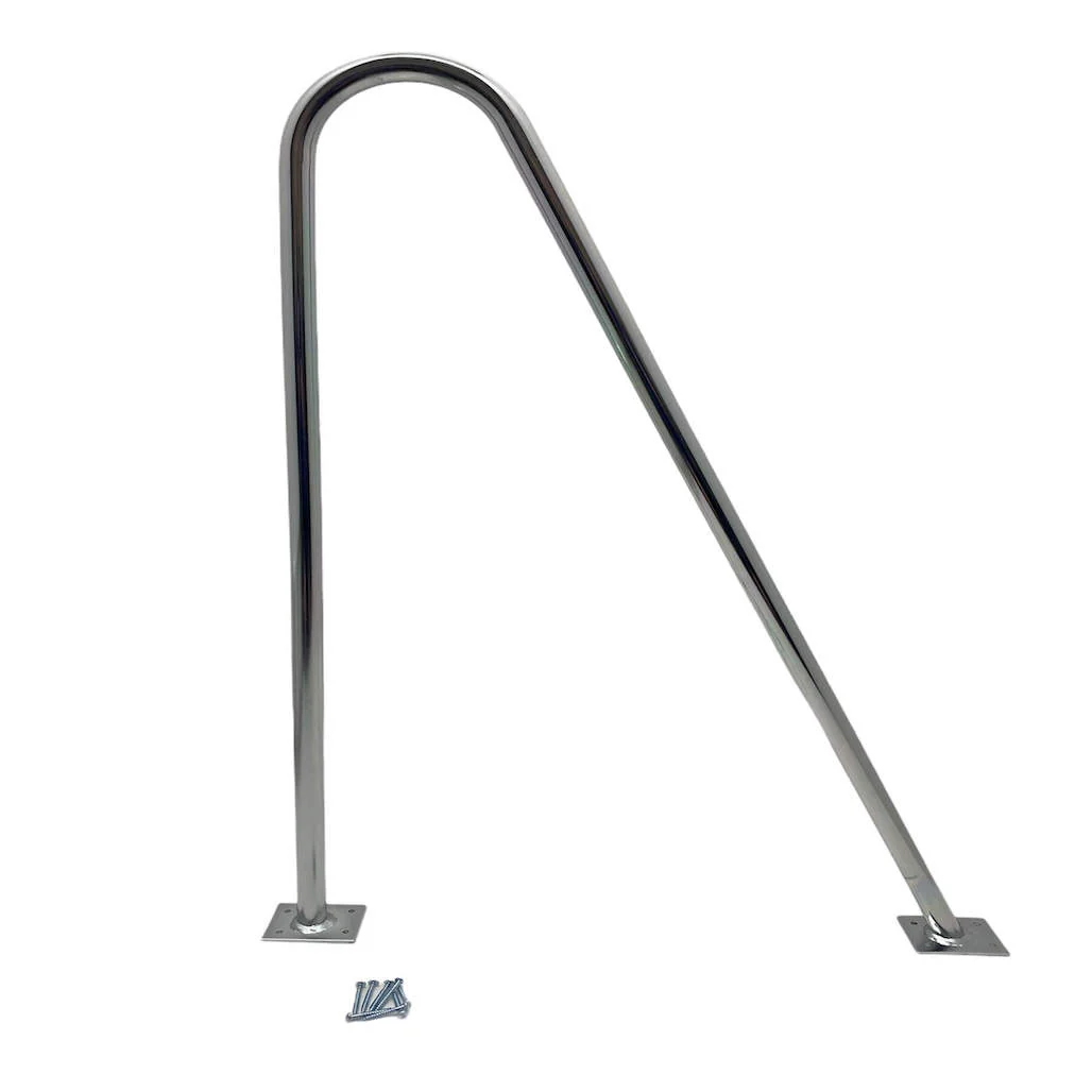 Metal Grab Rail in Silver – Safety Handrail for Stairs & Loft Hatch - Image 12